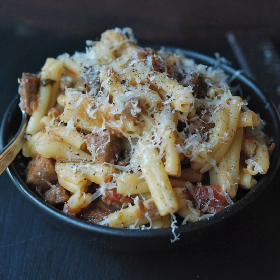 what is tagliatelle pork pasta